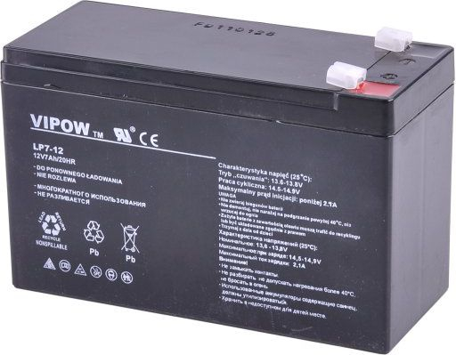 Fotoja e Bateri Vipow BAT0211, 12V, 7Ah