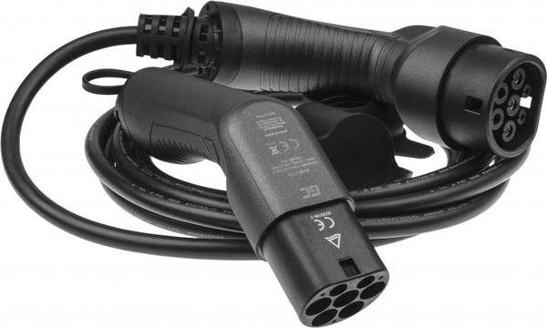 Fotoja e Kabllo karikimi Green Cell, 3.6 kW, 5 m, 32 A, IP55, e zezë