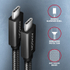 Fotoja e Kabllo AXAGON USB-C - USB-C SPEED+ USB3.2 Gen 2, PD100W 5A, 4K UHD, 2m, e zezë, Picture 3