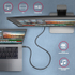 Fotoja e Kabllo AXAGON USB-C - USB-C SPEED+ USB3.2 Gen 2, PD100W 5A, 4K UHD, 2m, e zezë, Picture 7