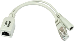 Fotoja e Adapter PoE MikroTik RBPOE, kompakt, i hirtë