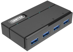 Fotoja e Hub Unitek Y-HB03001, 4x USB-A, i zi