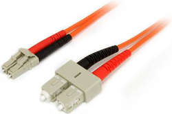 Fotoja e Kabllo me fibra optike StarTech FIBLCSC3, LC - SC, 3m, portokalli