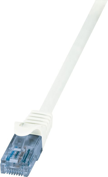 Fotoja e Kabllo rrjeti LogiLink RJ-45/RJ-45, cat.6A, U/UTP, 5m, e bardhë