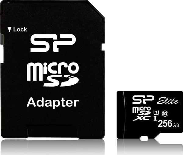 Fotoja e Kartë memorie Silicon Power Elite MicroSDXC, 256GB