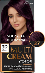 Fotoja e Ngjyrë për flokë Joanna Multi Cream Color, nr. 37, Juicy Aubergine