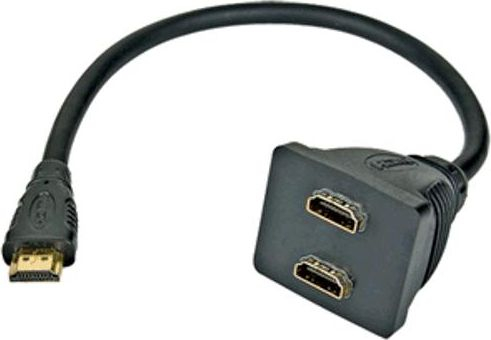 Fotoja e Përshtatës PremiumCord HDMI HDMI x2, 0.3m, i zi