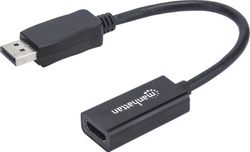 Fotoja e Përshtatës Manhattan DisplayPort - HDMI AV, i zi (151634)