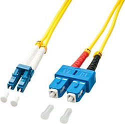 Fotoja e Kabllo rrjeti Lindy Fiber Optic LC - SC, 9/125, Singlemode, 3m