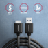 Fotoja e Kabllo AXAGON USB-A - micro USB 3.2 Gen 1 SPEED, 3A, 1m, e zezë, Picture 2