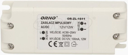 Fotoja e Furnizues energjie Orno, LED, 12 V DC, 12 W, 1 A, IP20