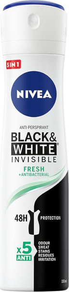 Fotoja e Deodorant për femra Nivea Invisible Fresh Black & White, 150 ml