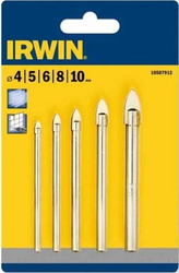 Fotoja e Set maje shpuese për xham Irwin (4.5.6.8.10mm) IRW10507912, 5 copë