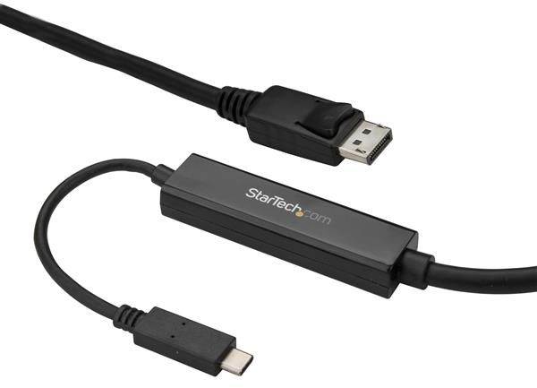 Fotoja e Kabllo StarTech USB-C - DisplayPort, 3m, e zezë