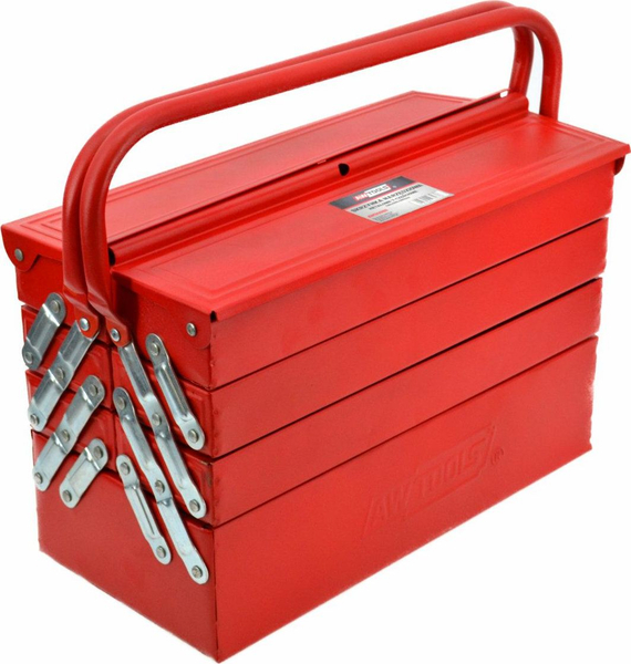 Fotoja e Kuti për vegla AWTools AW30988, 25x43cm, e kuqe