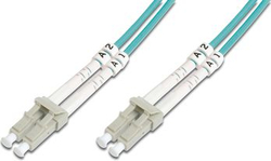 Fotoja e Kabllo Digitus Fiber Optic Patchcord LC, 10m, e kaltër