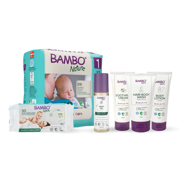 Fotoja e Pako 1 Bambo Nature, produkte esenciale për të posalindur