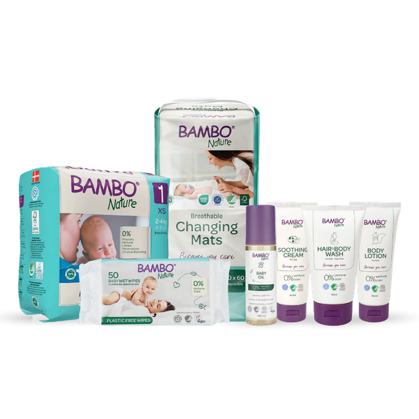 Fotoja e Pako 2 Bambo Nature, produkte esenciale për të posalindur