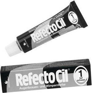Fotoja e Ngjyrë për vetulla dhe qerpikë RefectoCil Pure Black, 15ml