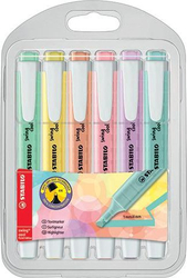 Fotoja e Markerë Stabilo Highlighter SwingCool Pastel, 6 ngjyra