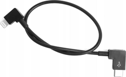 Fotoja e Kabllo SunnyLife USB-C - Lightning Cable 0.3 m, e zezë
