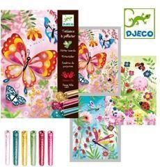 Fotoja e Set dekorativ Djeco Glitter Butterflies