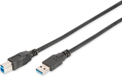 Fotoja e Kabllo Digitus, USB-A - USB-A, 1.8 m, e zezë