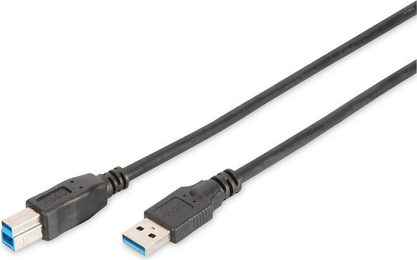 Fotoja e Kabllo Digitus, USB-A - USB-A, 1.8 m, e zezë
