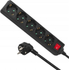 Fotoja e Kabllo vazhduese Maclean 5-socket, 1.4 m, e zezë, Picture 1