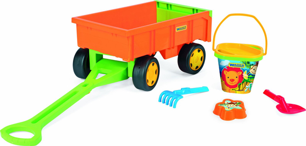 Fotoja e Lodër plazhi Wader Trolley, portokalli