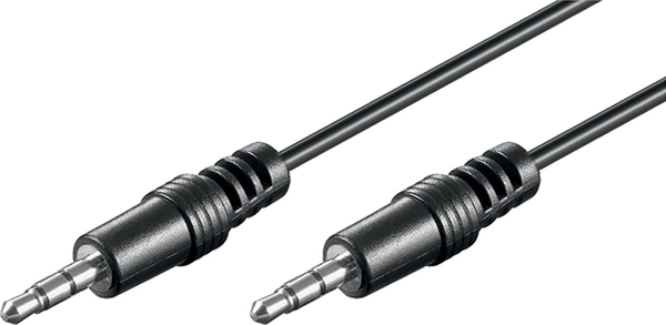 Fotoja e Kabllo Goobay, Jack 3.5mm - Jack 3.5mm, 2.5m, i zi