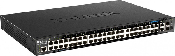 Fotoja e Ndërprerës D-Link DGS-1520-52, i zi