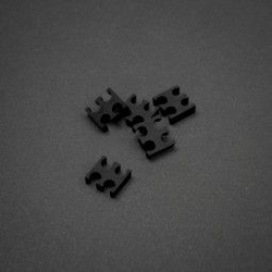 Fotoja e Kapëse për kabllo King Mod Services (ZUUV-159), 3mm, 5 copë, të kuqe