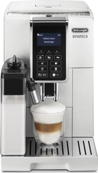 Fotoja e Aparat kafeje DeLonghi Dinamica ECAM 350.55.W, 34.8x23.6x42.9 cm, i bardhë