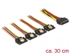 Fotoja e Kabllo Delock SATA 15-pin - SATA 15-pin x4, 0.3m, Picture 1