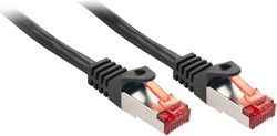 Fotoja e Kabllo rrjeti Lindy, cat.6, S/FTP, RJ-45/RJ-45, 1 m, e zezë