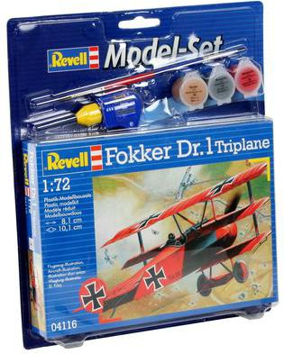 Fotoja e Set ndërtimi me aksesorë Revell Fokker Dr.1 Triplane