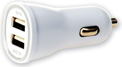 Fotoja e Karikues makine Techly, 2 x USB-A, 2.1 A, i bardhë