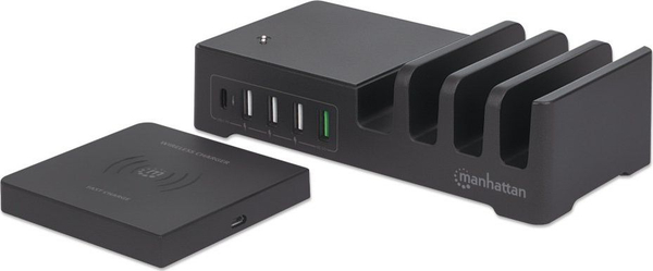 Fotoja e Karikues Manhattan 4x USB-A 1x USB-C 3A (102230)