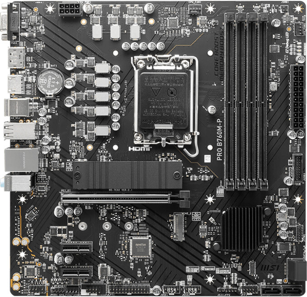 Fotoja e Pllakë amë MSI PRO B760M-P - Intel B760