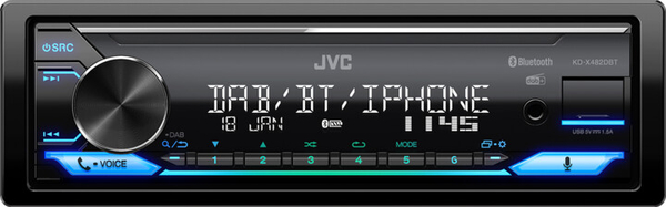 Fotoja e Radio makine JVC KD-X482DBT