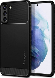 Fotoja e Mbrojtëse Spigen Rugged Armor, për Samsung S21, e zezë mat