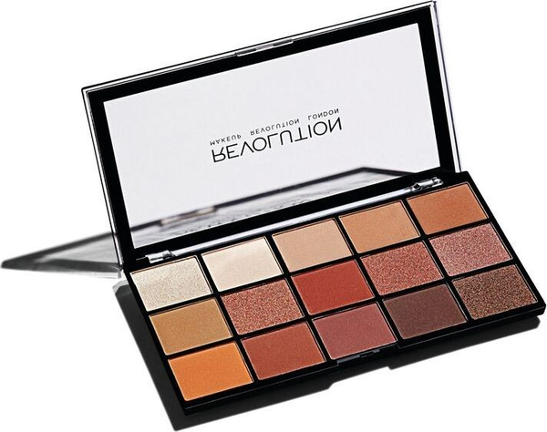 Fotoja e Paletë me hije Makeup Revolution Reloaded Palette Iconic Fever për sy, 15 hije