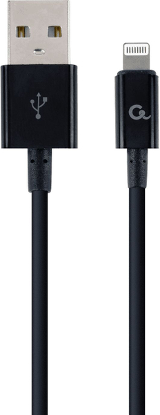 Fotoja e Kabllo Gembird, USB-A - USB Lightning, 2 m, e zezë