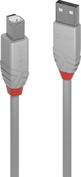Fotoja e Kabllo Lindy USB-A - USB-B, 1m, e zezë