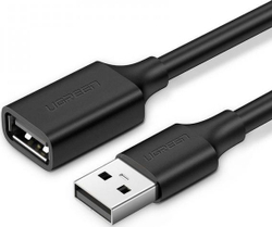 Fotoja e Kabllo Ugreen, USB-A - USB-A, 5 m, e zezë