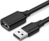 Fotoja e Kabllo Ugreen, USB-A - USB-A, 5 m, e zezë, Picture 1