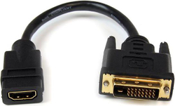 Fotoja e Kabllo StarTech Konvertues AV-DVI-D, 0.2m, e zezë
