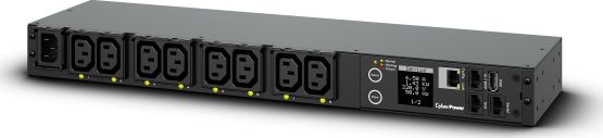 Fotoja e Kabllo vazhduese CyberPower 8x IEC C13, e zezë