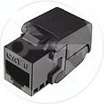 Fotoja e Bllok terminali Solarix, CAT6, UTP, RJ45, i zi